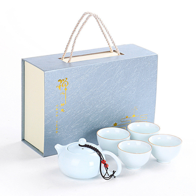 多色印刷 手札箱セット 陶磁石石鍋茶セット 農業用