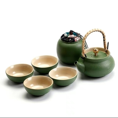 独特 の デザイン の 家庭 茶 杯 と 遠隔 山 の 茶 セット を 贈り物 と し て 贈る