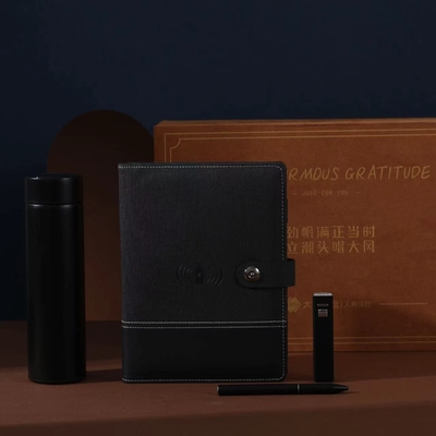 ホテル・リゾート 記念品セット ビジネス用革のハンドペンを 収集家用ウォーターカップノート