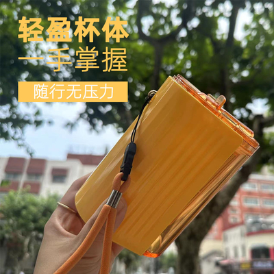 ホテル&amp;リゾート スライディングカップ 蓋 フルーツティーカップ ポータブル プラスチックの水カップ 従業員のプレゼント