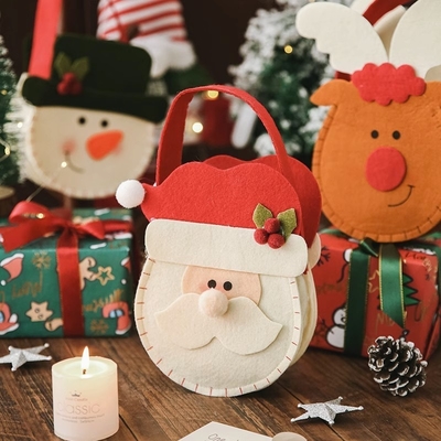 2 カラーグラフィック クリスマスイブ印刷 アップルボックス 従業員のプレゼント用のパッケージボックス