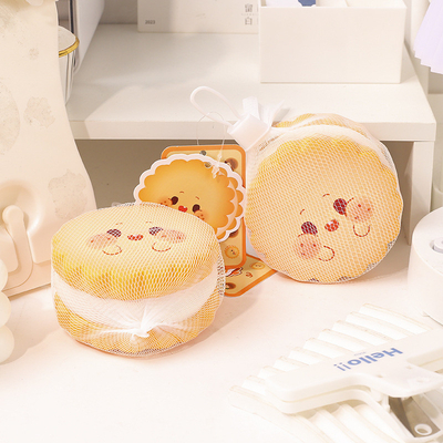クリエイティブ ストレス緩和 ソフト クッキーマン トイ スロー リバウンド クリーム ナゲットケーキ 従業員用