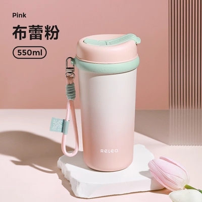 1 カラーグラフィック印刷 ストロー 絶縁カップ 高い美学的な価値 ポータブル カフェカップ