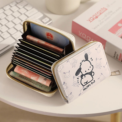 カラーグラフィック 2 カラーアニメ ミニポータブル 収納カード バッグ オフィス用品
