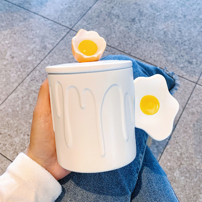 高様式 セラミックカップ オフィス製品 シルクスクリーン印刷 従業員の誕生日プレゼント