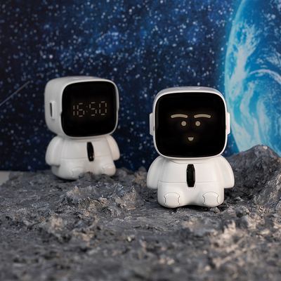 2 カラーグラフィック プリント 可愛い楽しいロボット USB デスクトップ デジタルタイマー 企業向け ギフト