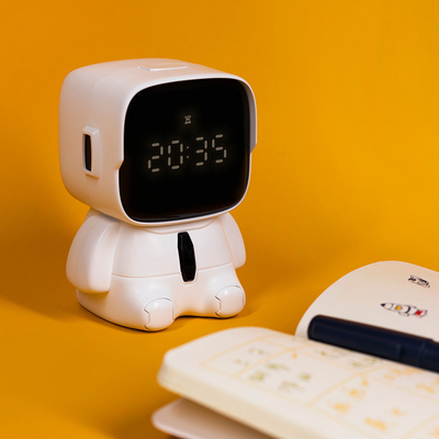 2 カラーグラフィック プリント 可愛い楽しいロボット USB デスクトップ デジタルタイマー 企業向け ギフト