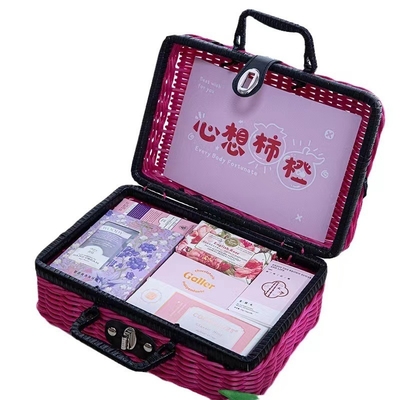 1 カラーグラフィック印刷とオフィス用品 メイハイ スプライスド ワインバスケット ギフトパッケージ