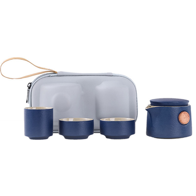 茶の時間をもっと良くする 携帯式黒陶器の 功夫セット