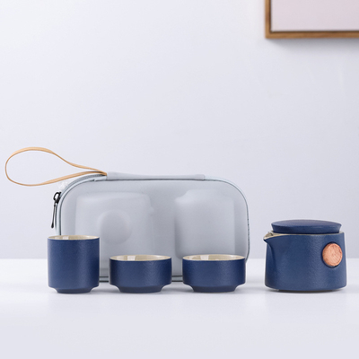 茶の時間をもっと良くする 携帯式黒陶器の 功夫セット