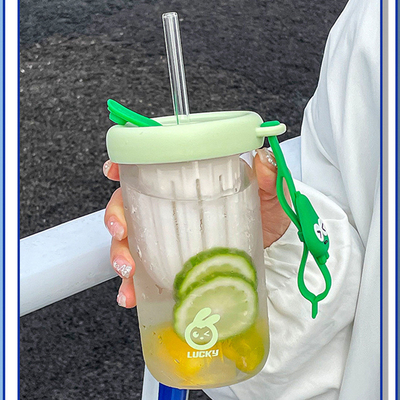 お茶分離 お茶カップ 500ml ステキな冷たい抽出カップ ストローウォーターカップ 活動プレゼント