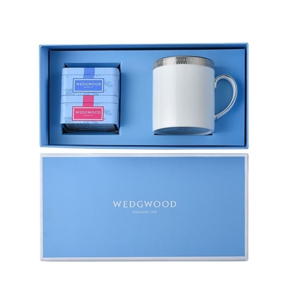 このプラチナの蕾のカップと携帯茶器のギフトボックスセットで お客様を驚かせてください