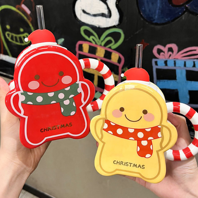 ホテル&amp;リゾート クリスマス ハイビューティ ストローカップ カラフルなグラフィックのスカーフ