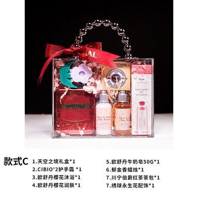 ガラスミラー アクリル記念品セット 女神の日 クリエイティブで美しい記念品