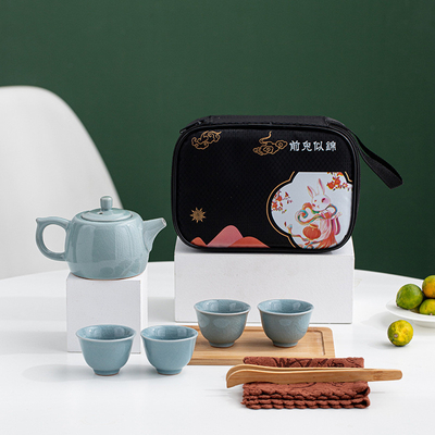 ビジネス ギフト プレゼンテーション プレゼントセット ロゴ付き お茶セット 記念品 携帯バッグ