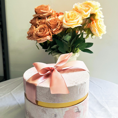 環境に優しい素材 バンケットプレゼントや結婚式プレゼント用のパーソナライズドピンクギフトセット
