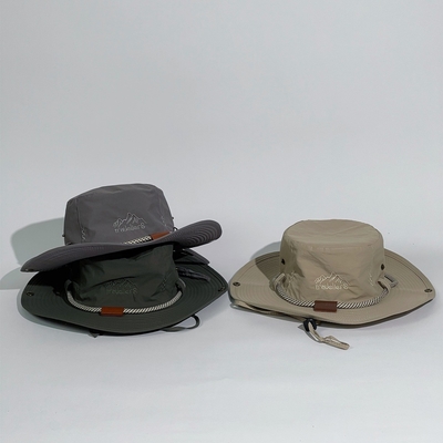 キャンプや登山のための呼吸できる漁師の帽子
