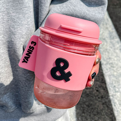 高い外観と携帯的な風夏のストローコーヒーカップ