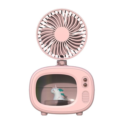 農業のための夏の贈り物 小さな扇風機 テレビ湿気機 多機能で可愛いデザイン