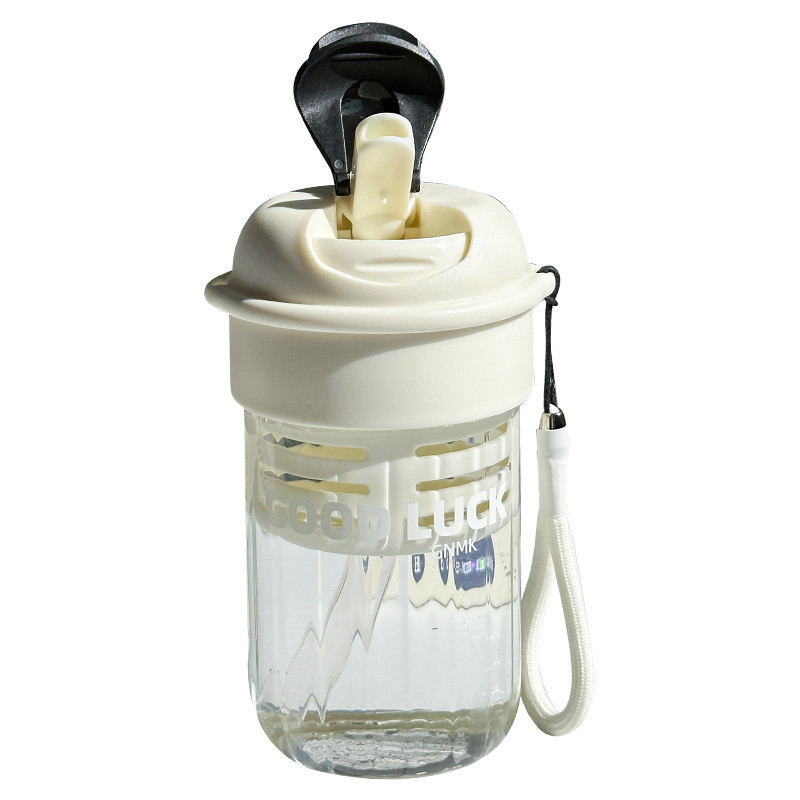 新品 ギフト 480ml 可愛いポータブルストローウォーターカップ