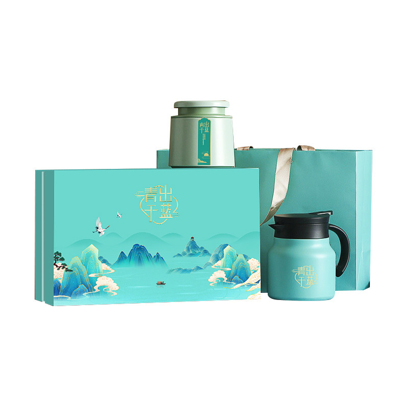 - お茶セット プレゼントボックス 304 蒸し茶碗 チェンシャン 小型黒茶 ギフト