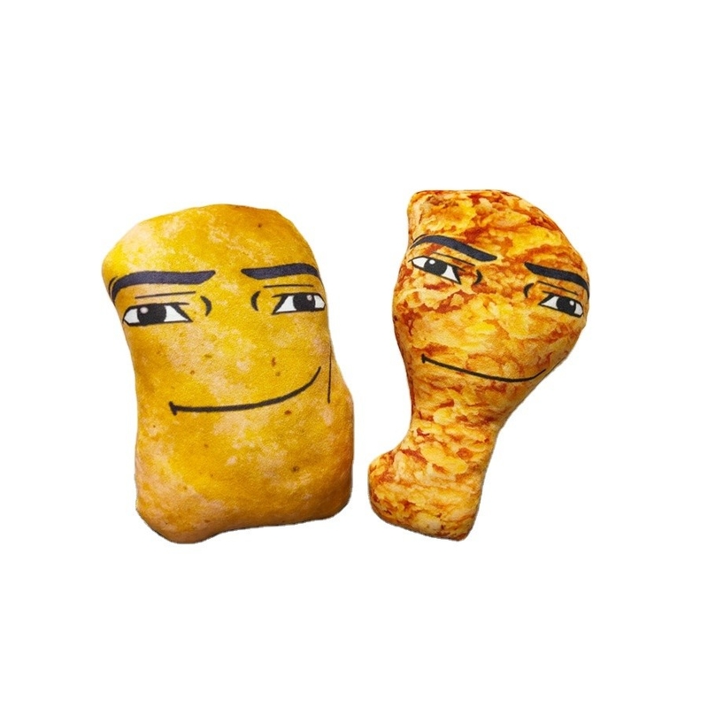 他の歌うチキンブロックチキン脚表現パック 玩具ゲーム 子供のためのプルーシュ人形玩具