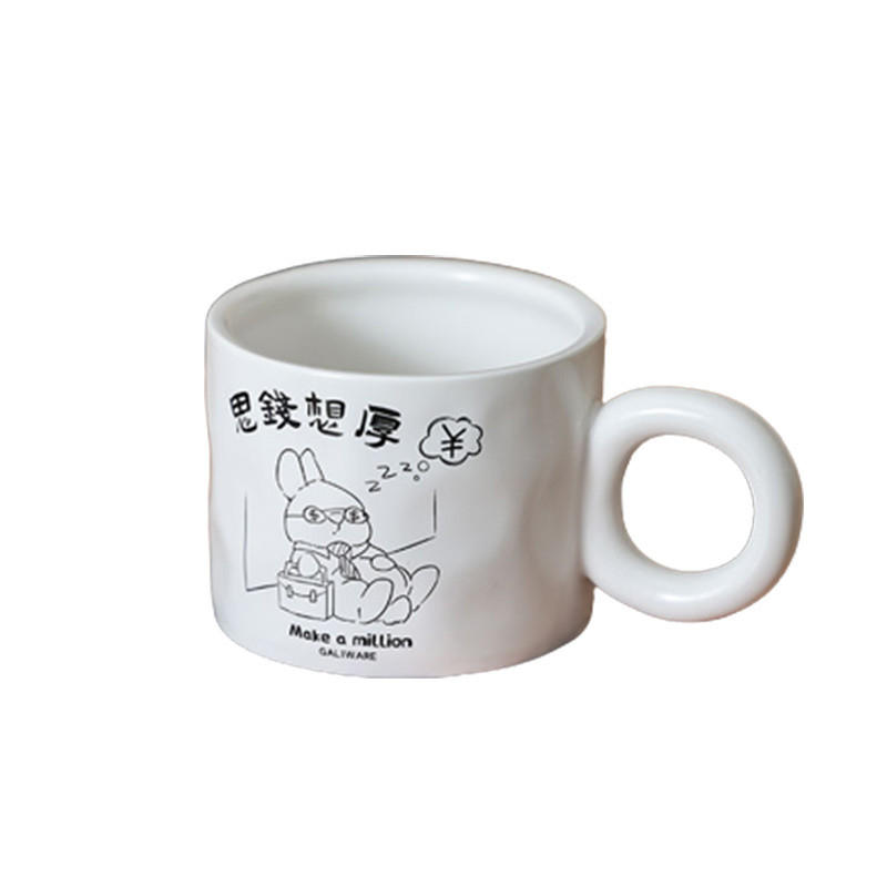 紫外線印刷 シキアン・ワンホウ・マグ 素敵な漫画 陶器用カップ 従業員の福祉プレゼント
