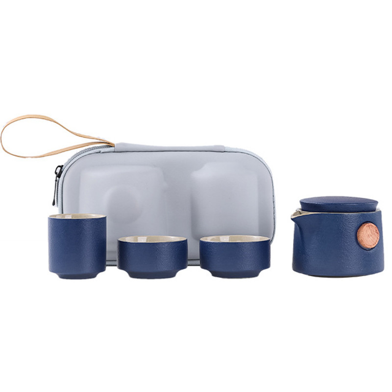 茶の時間をもっと良くする 携帯式黒陶器の 功夫セット
