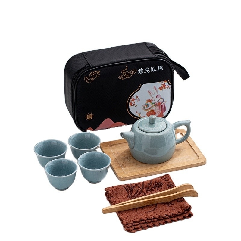 ビジネス ギフト プレゼンテーション プレゼントセット ロゴ付き お茶セット 記念品 携帯バッグ