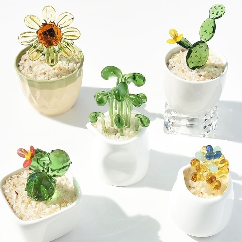宣伝 飾り ギフト グラス 飾り キュウリ 植物 盆栽 植物